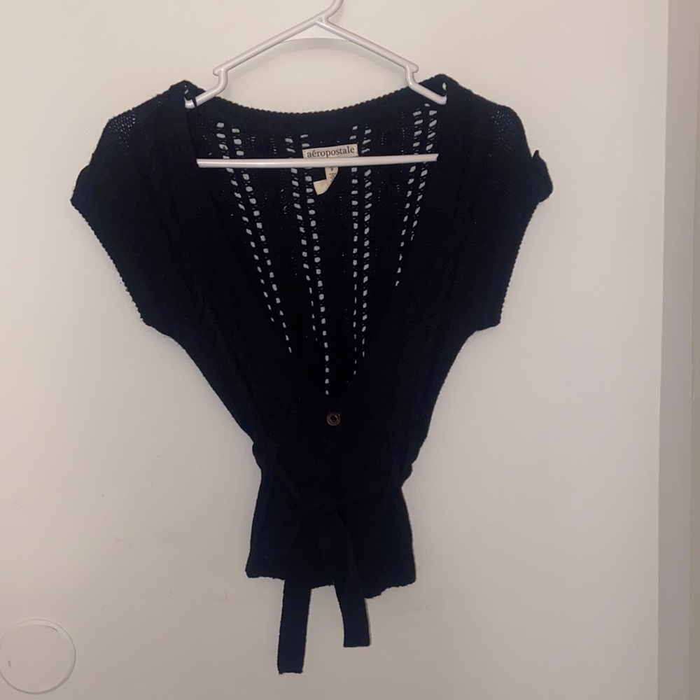Aeropostale cropped cardigan sweater